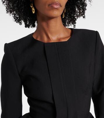 Peplum crêpe jacket | Roland Mouret