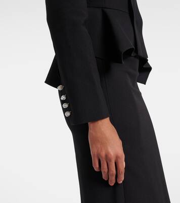 Peplum crêpe jacket | Roland Mouret