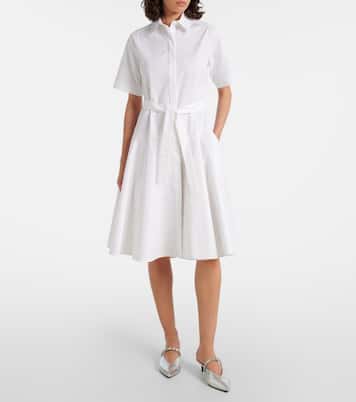 Cotton poplin shirt dress | McQueen