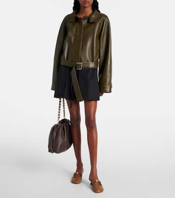 Borsa a spalla Flamenco Large in pelle | Loewe