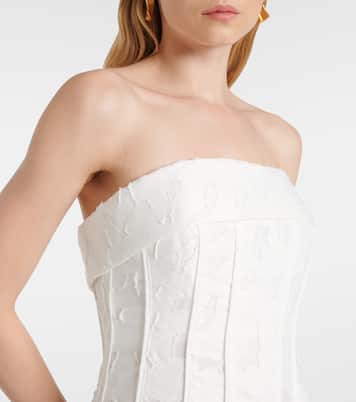 Bustier-Kleid Imogen aus Jacquard | Simkhai