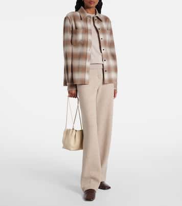 Robin cashmere-blend straight pants | Loro Piana