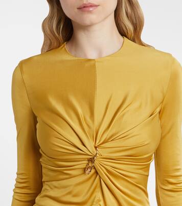 Top Safety Pin aus Jersey | Versace