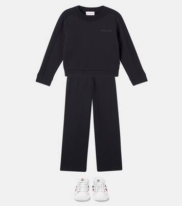 Cotton sweatshirt and sweatpants set | Moncler Enfant