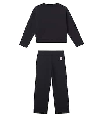 Cotton sweatshirt and sweatpants set | Moncler Enfant