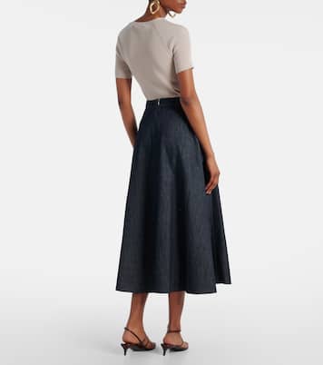 Midirock Cecile aus Denim | 'S Max Mara