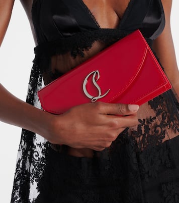 Loubi54 patent leather clutch | Christian Louboutin