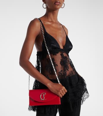 Loubi54 patent leather clutch | Christian Louboutin