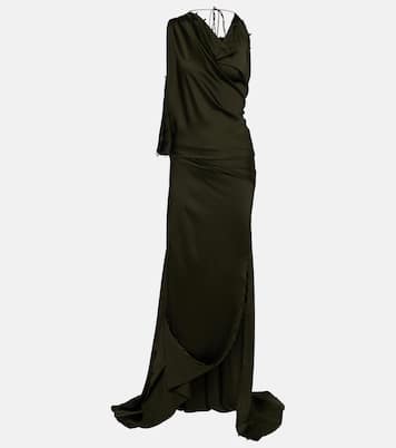 Robe aus Satin | Victoria Beckham