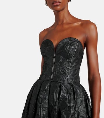 Robe longue Adeena en jacquard à fleurs | Simkhai