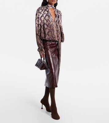 Veneda 95 sock boots | Amina Muaddi