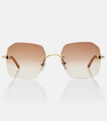 Occhiali da sole squadrati Signature C | Cartier Eyewear Collection