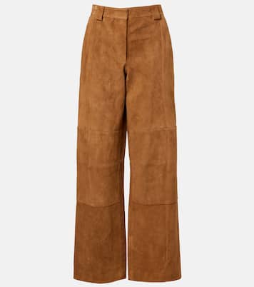 Suede wide-leg pants | Tory Burch