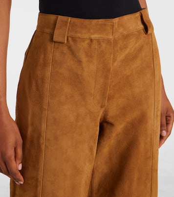 Suede wide-leg pants | Tory Burch