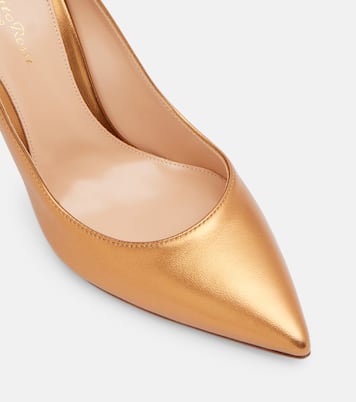 Salones Gianvito 105 de piel metalizada | Gianvito Rossi