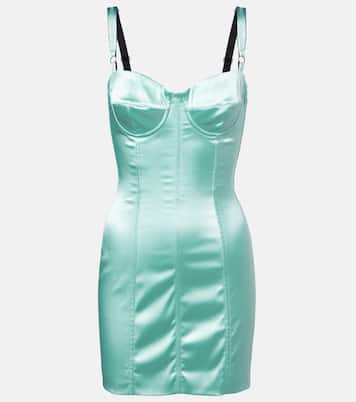 Bustier satin dress | Dolce&Gabbana