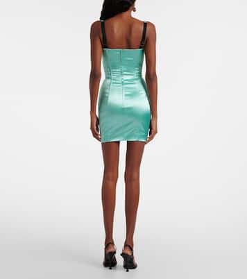 Bustier satin dress | Dolce&Gabbana