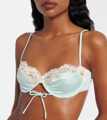 Lena 레이스 트리밍 비키니 탑 | Montce