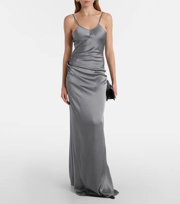 Cami satin gown | Victoria Beckham