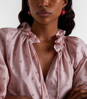 Cœur Royal VLogo enamel earrings | Valentino