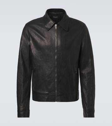 Leather blouson jacket | Dolce&Gabbana