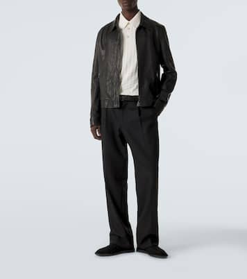 Leather blouson jacket | Dolce&Gabbana