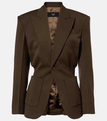 Kick wool twill blazer | Phoebe Philo