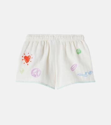 Annabella embroidered cotton shorts | Molo