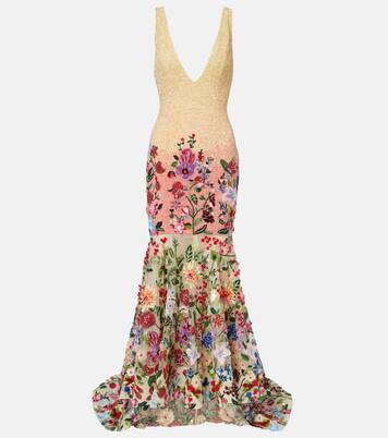 Botanical Symphone embellished gown | Là Fuori