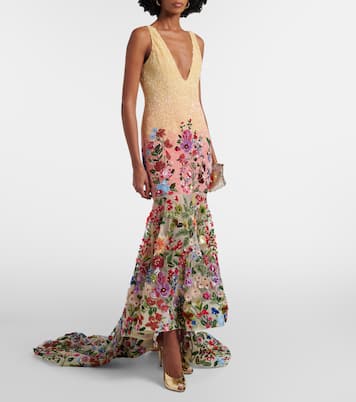 Botanical Symphone embellished gown | Là Fuori