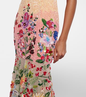 Botanical Symphone embellished gown | Là Fuori