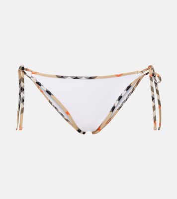 Self-tie bikini bottoms | Burberry