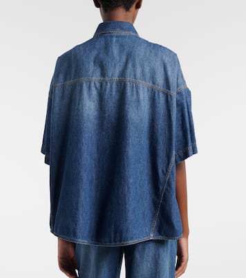Top in denim | Brunello Cucinelli