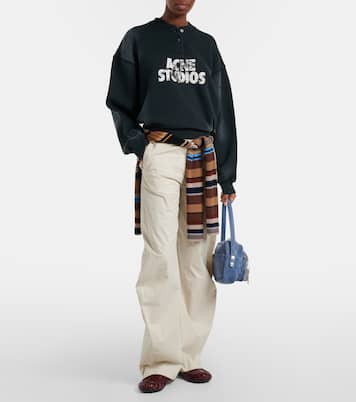 Patty cotton barrel-leg pants | Acne Studios