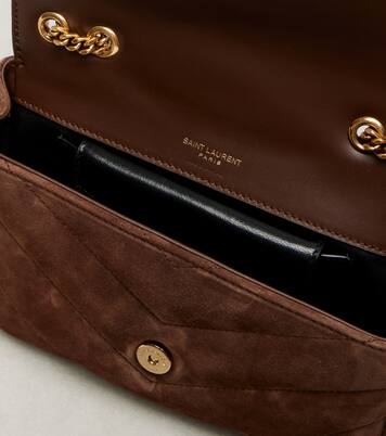 Lou Lou suede shoulder bag | Saint Laurent
