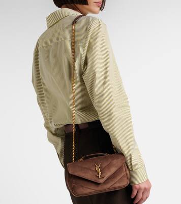 Lou Lou suede shoulder bag | Saint Laurent