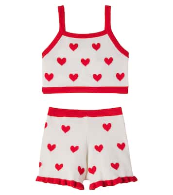 Maqui cotton crop top and shorts set | The New Society