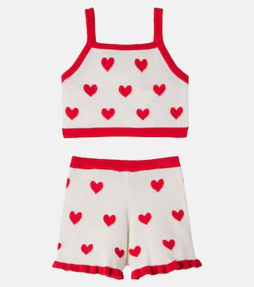 Maqui cotton crop top and shorts set | The New Society