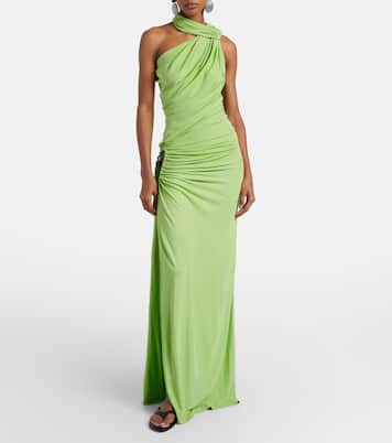 Cutout embellished draped maxi dress | Christopher Esber