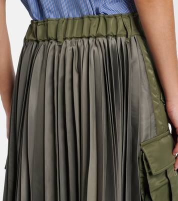 Pleated midi skirt | Sacai