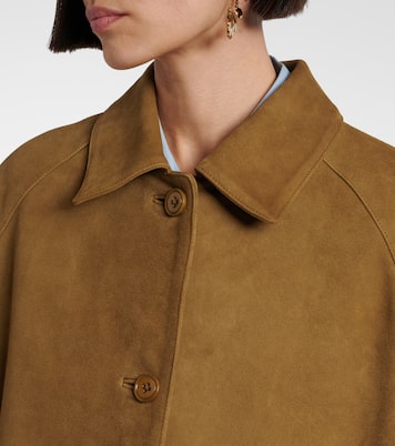 Mantel Soft Touch aus Veloursleder | Dorothee Schumacher