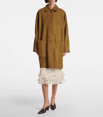 Mantel Soft Touch aus Veloursleder | Dorothee Schumacher