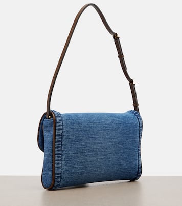 Devain Small denim shoulder bag | Valentino Garavani