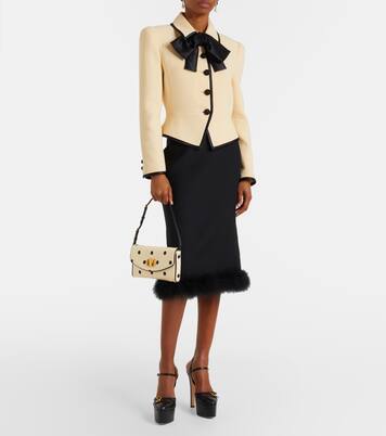 DeVain Small polka-dot satin shoulder bag | Valentino Garavani