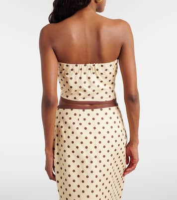 Cropped-Top Bowie aus Leinen und Baumwolle | Posse