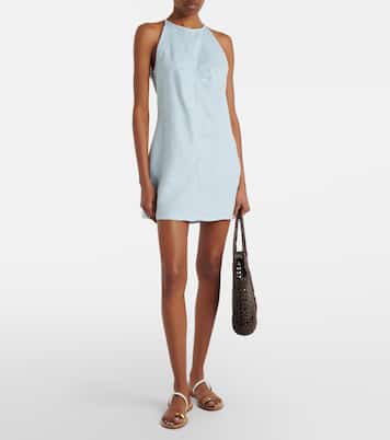Antigua linen minidress | Asceno