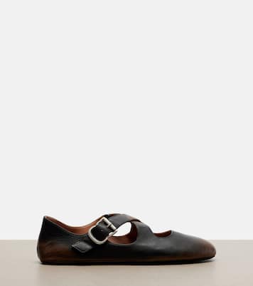 Ballerinas aus Leder | Alaïa