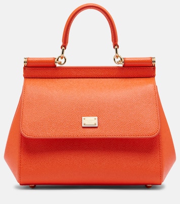 Sicily Small leather top-handle bag | Dolce&Gabbana
