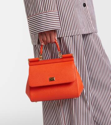 Sicily Small leather top-handle bag | Dolce&Gabbana