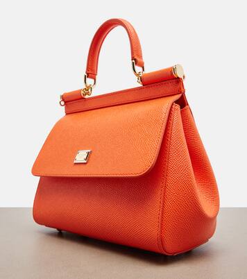 Sicily Small leather top-handle bag | Dolce&Gabbana